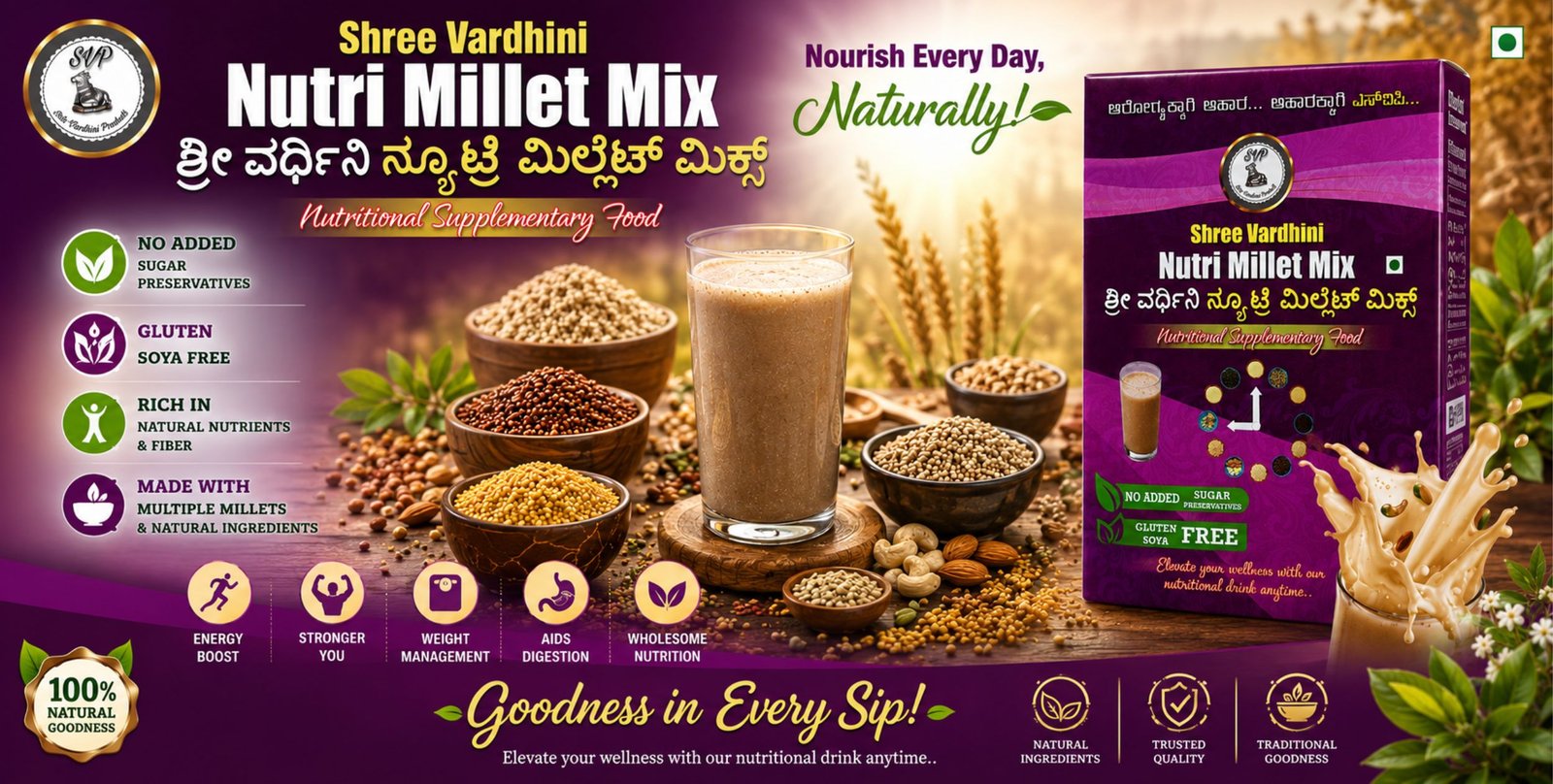 Vitamin And Minerals Supplement Drink