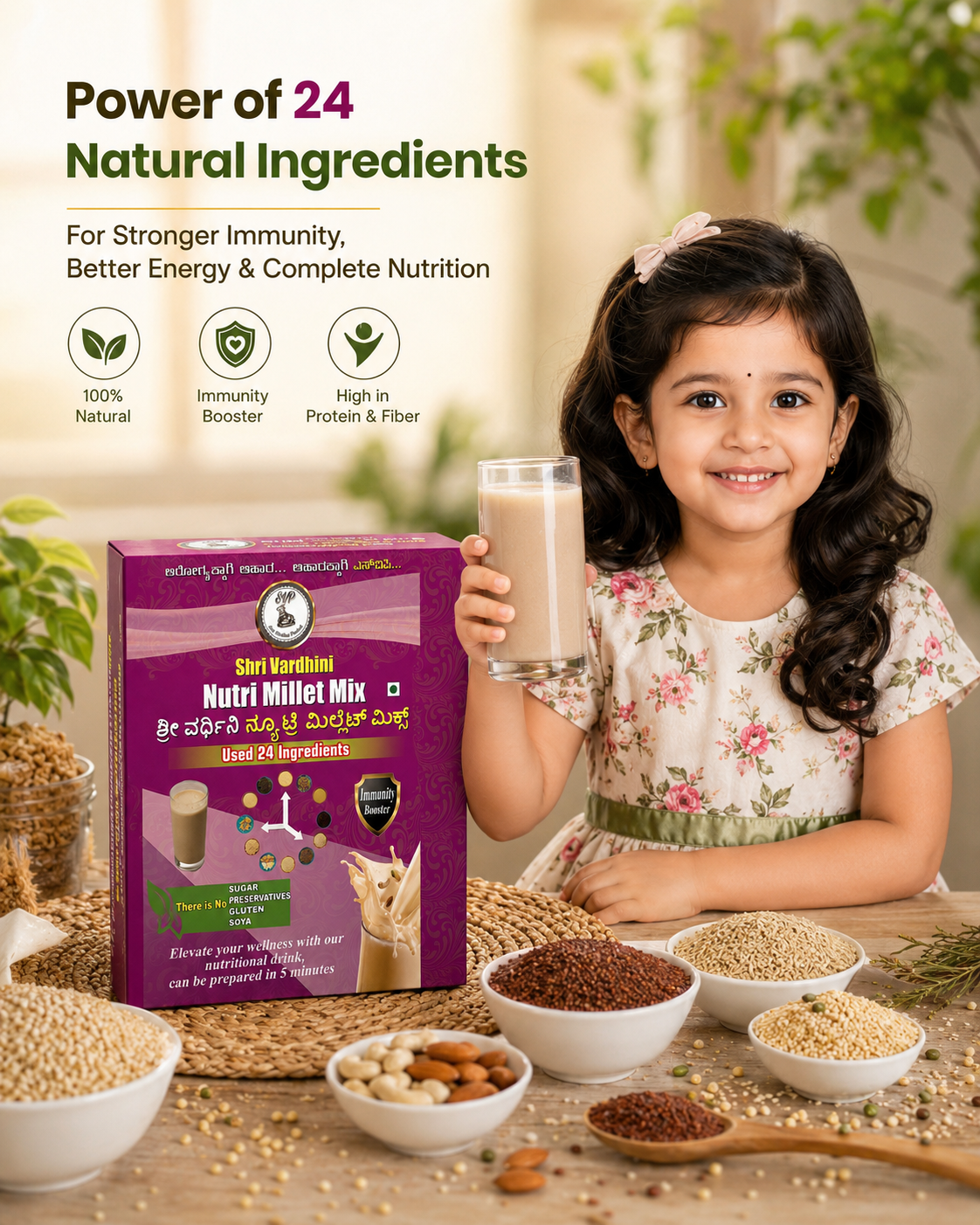 Best Millet Drink Products in Karnataka, Mysore Banglore Mandya.